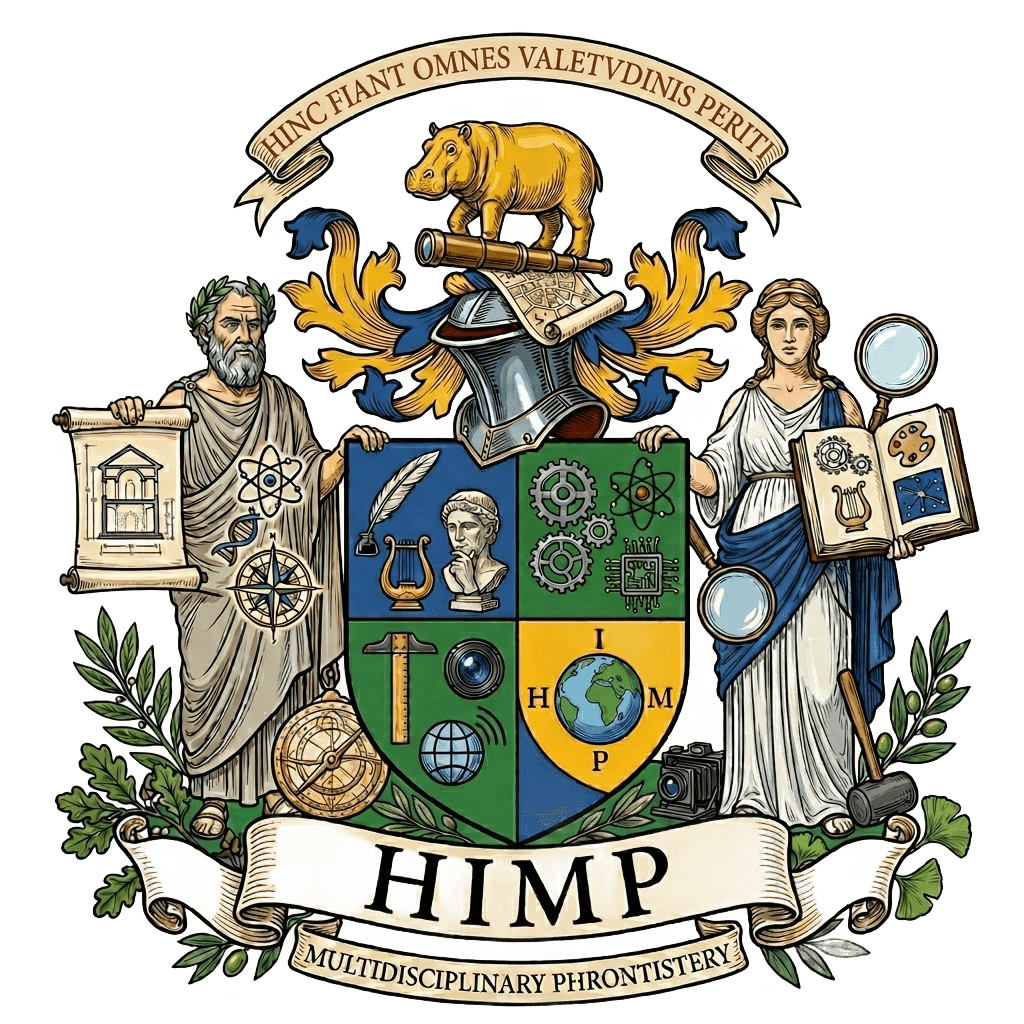 The Hippo IMP coat of arms, bearing the motto “Hinc fiant omnes valetudinis periti”